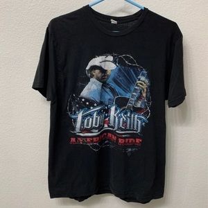 Toby keith american ride tour shirt from 2010